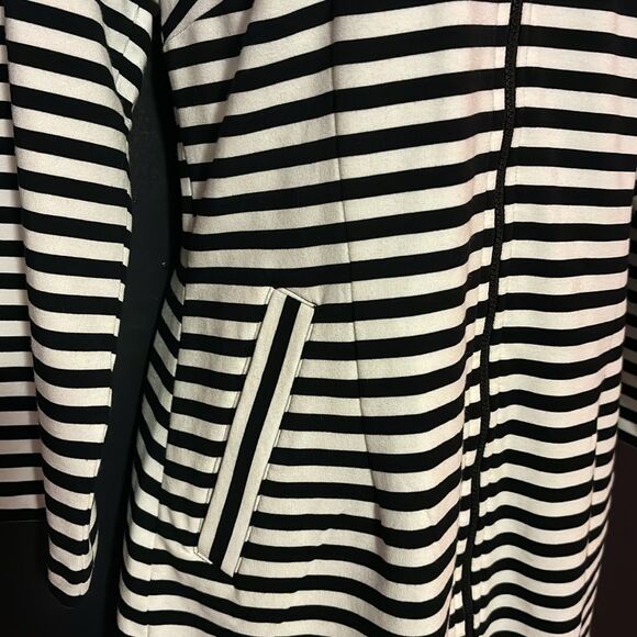 Cabi black and white striped MOD look Byline jacket. Sz small. - Picture 7 of 14